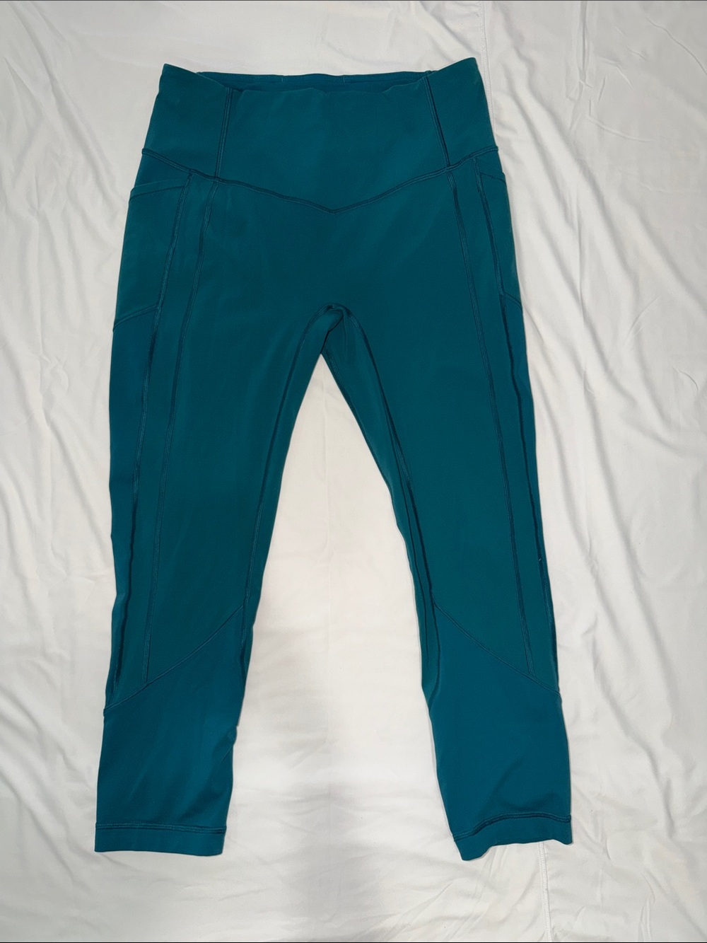 lululemon Teal Capri Leggings